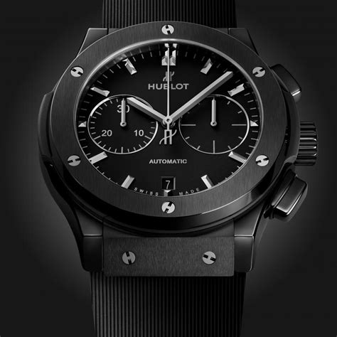 hublot classic fusion black dial black rubber price|Classic Fusion Black Magic 45mm Watches .